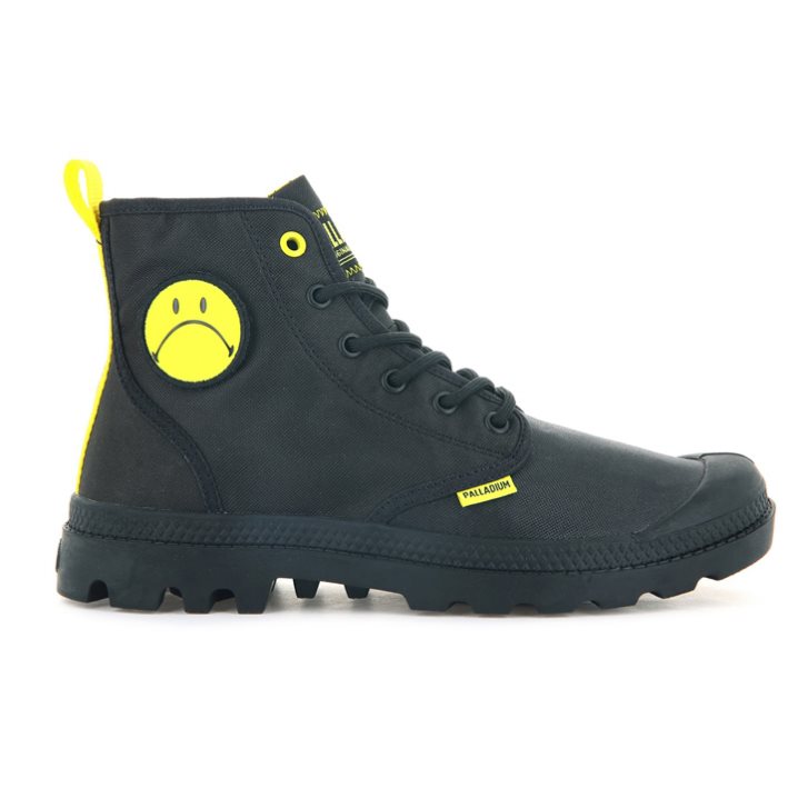 Dámské Boty Palladium Pampa Smiley Change Černé | CZ ZAK-03U